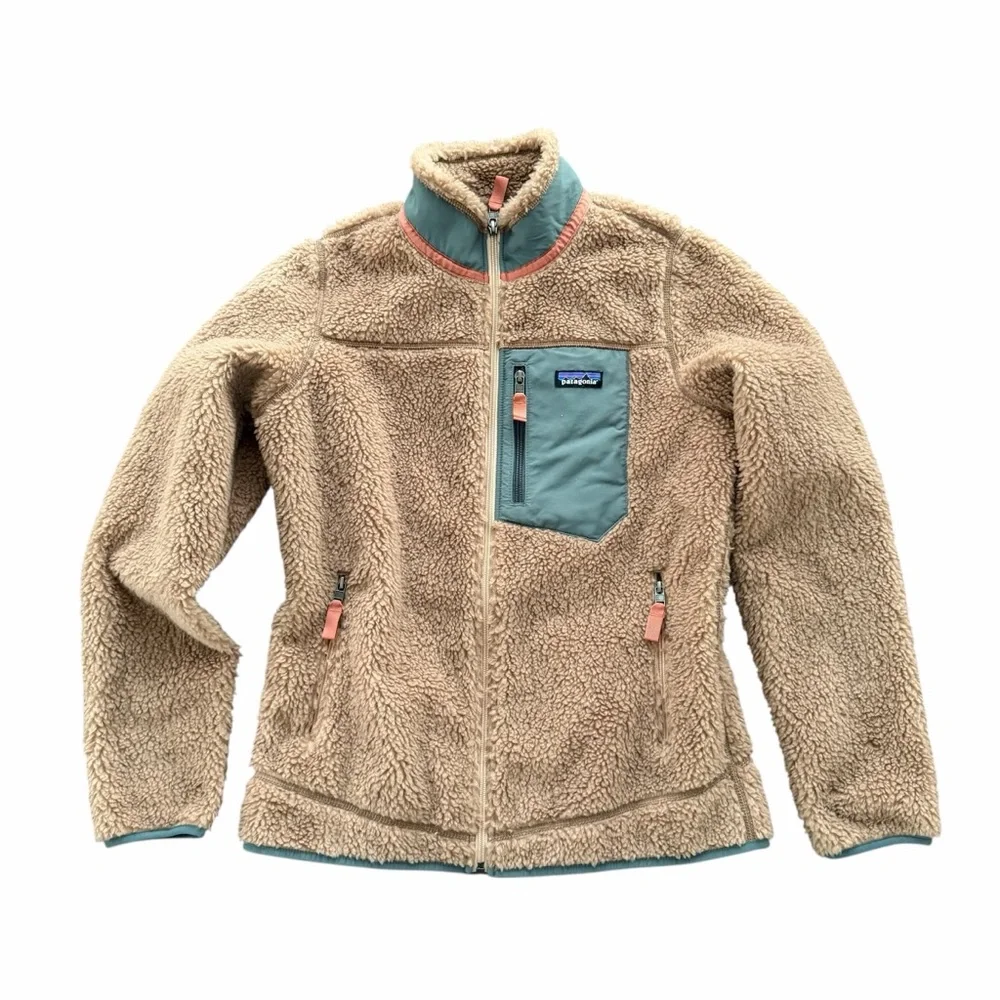 PATAGONIA Women's Classic Retro-X Jacket Pampas Tan Brown - Medium - Picture 1 of 4